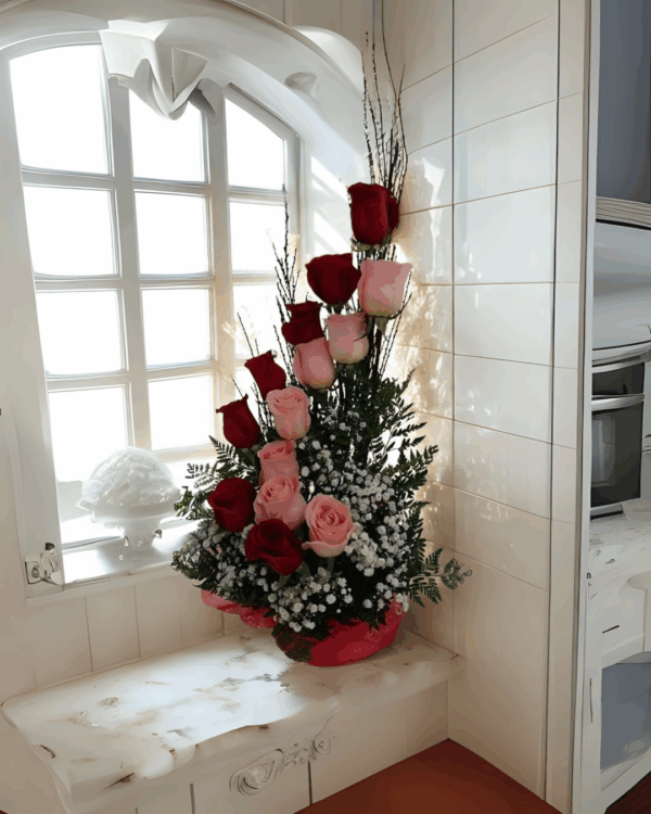 ARREGLO DE ROSAS